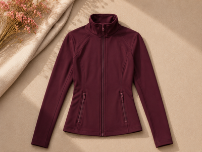 Dark Red Classic Jacket